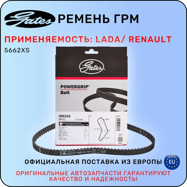 Зубчасті ремені приводу ГРМ PowerGrip
