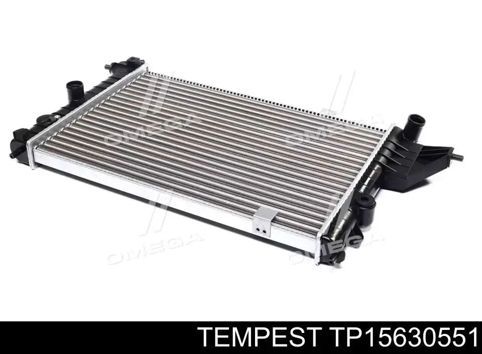 Радіатор охолодження OPEL VECTRA A (MT, -A/C) (TEMPEST)