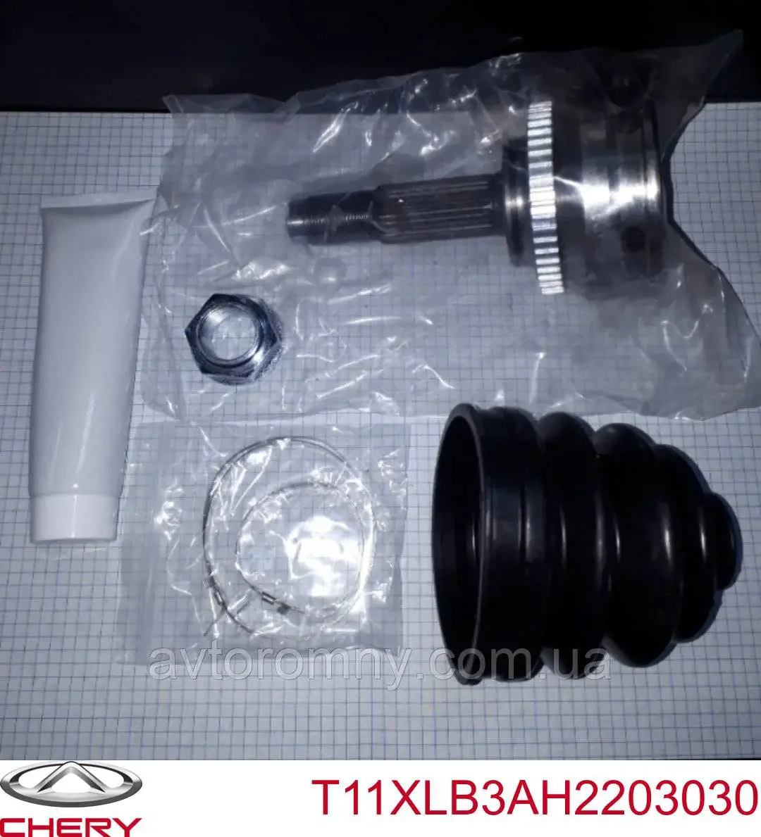 ШРУС к-т CHERY TIGGO зовн. 2WD (26/30) (RIDER)