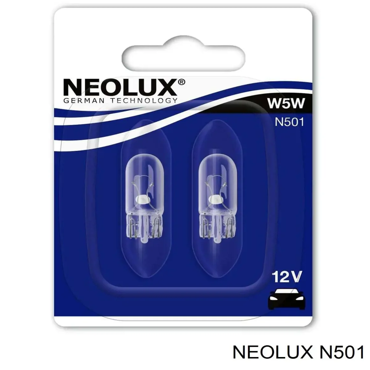 Лампа вспомогательного освещения W5W 12V 5W W2.1x9.5d