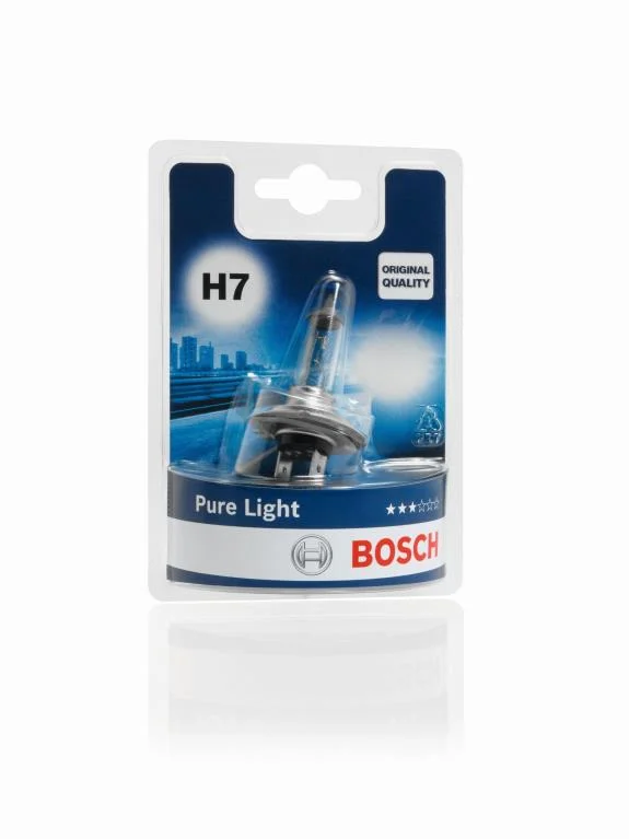 Лампа розжарювання 12V 55W H7 PURE LIGHT (blister 1 шт)
