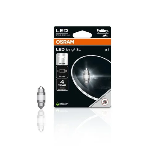 Лампа світлодіодна C5W 12V 1W SV8.5 LEDriving SL (31mm)