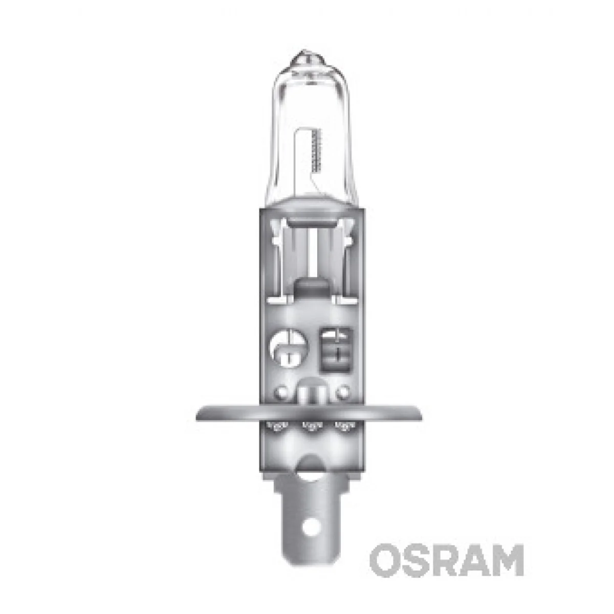 Лампа фарна H1 12V 55W P14,5s NIGHT BREAKER SILVER (+100)