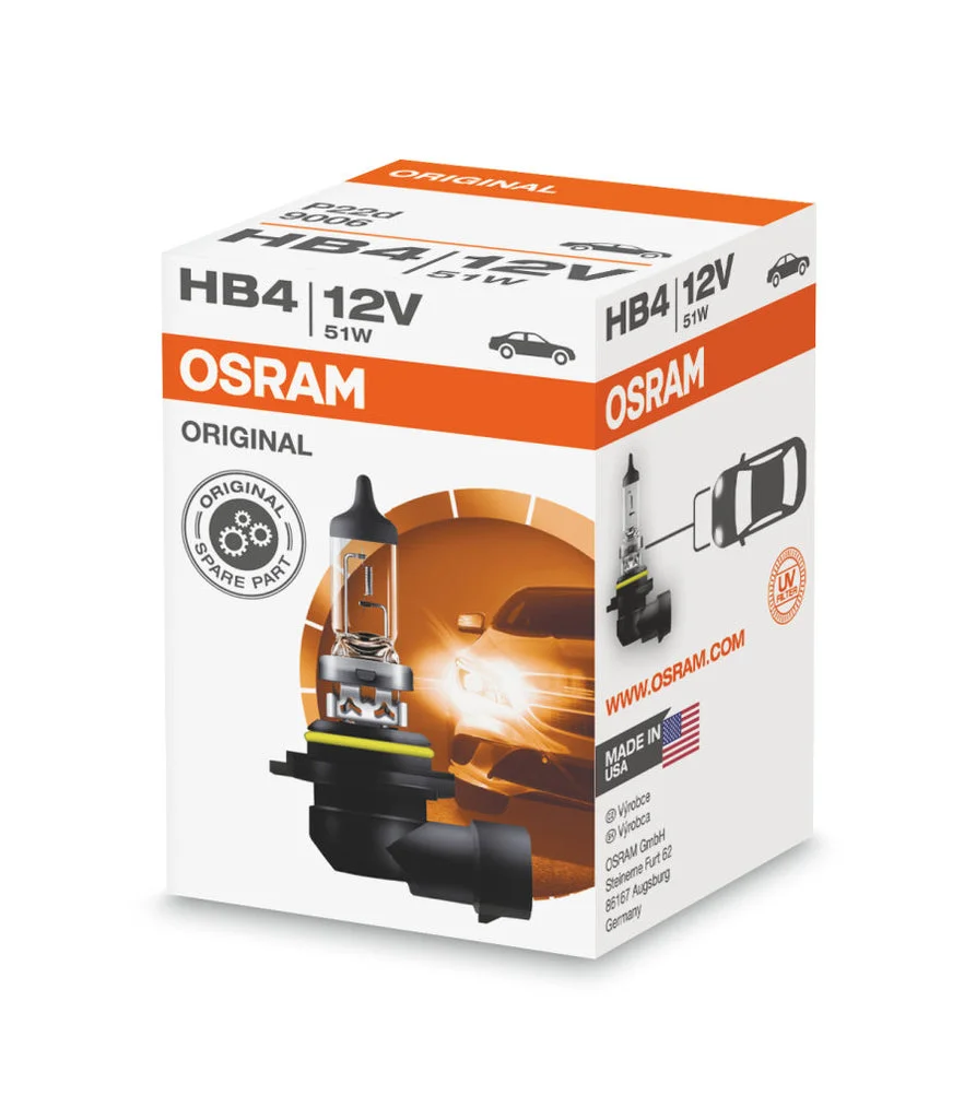 Лампа фарна Hb4 12v 51w P22d