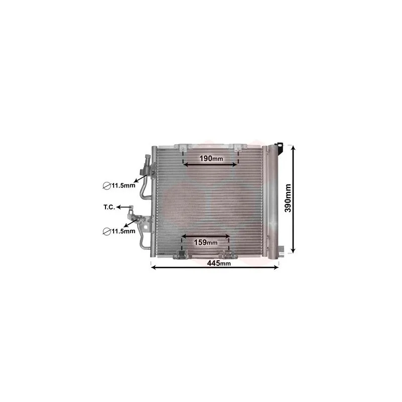 Конденсатор кондиціонера ASTRA H 17/19CTDI MT 04-