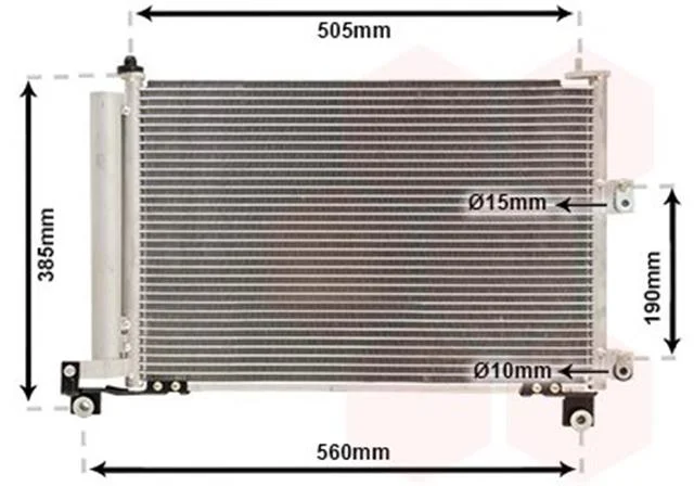 Конденсер кондиціонера FORD RANGER 06/05 > 12