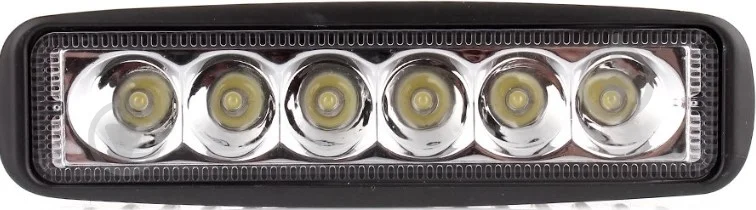 Фара LED прямокутна 18W, 6 ламп, 159,8 * 45,2,2мм, вузький промінь <ДК>