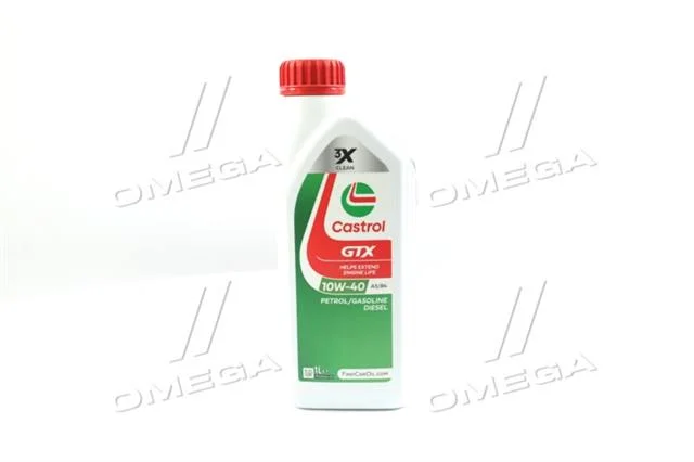 Олива моторна Castrol GTX 10W-40 A3/B4 (Каністра 1л)