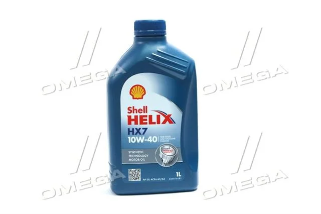 Олива моторна SHELL Helix HX7 SAE 10W-40 (Каністра 1л)