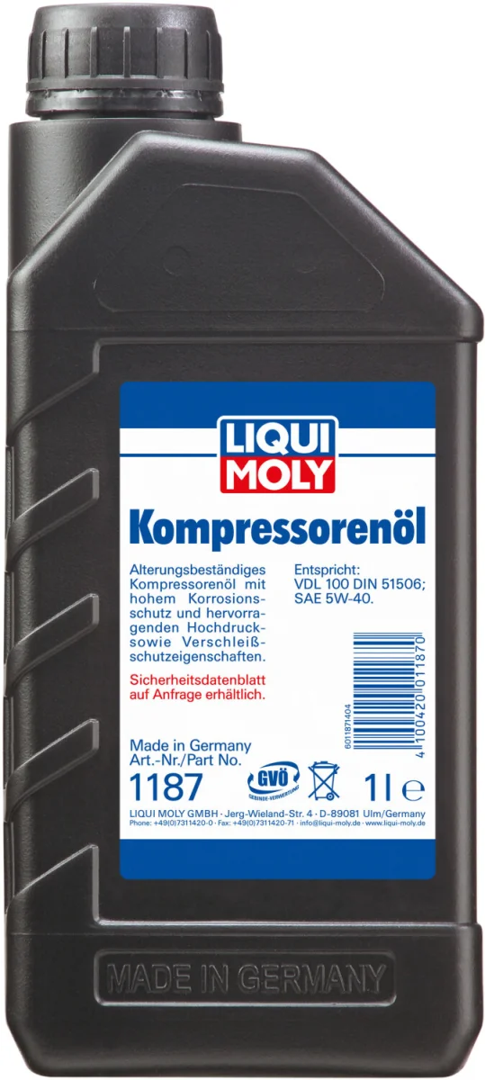 Олива компрес. Liqui Moly KOMPRESSORENOIL VDL 100 1л