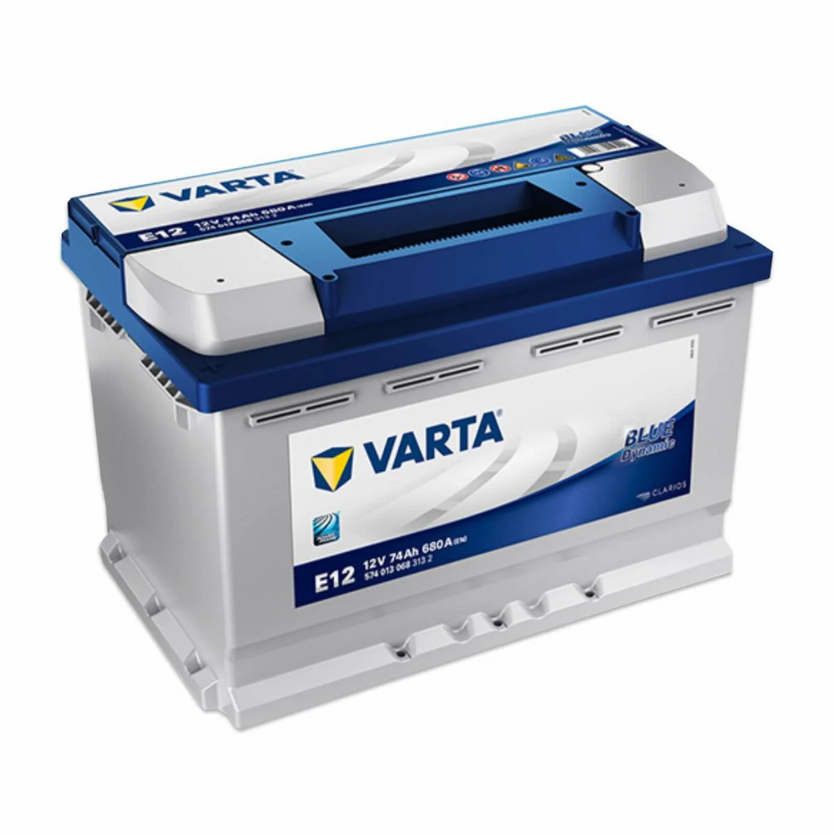 Акумулятор 74Ah-12v VARTA Dynamic SLI (E12) (278x175x190),L,EN680