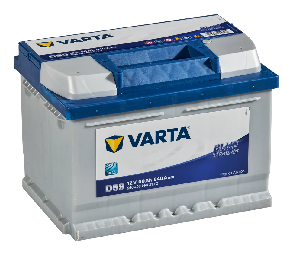 Акумулятор 60Ah-12v VARTA Dynamic SLI (D59) (242х175х175),R,EN540