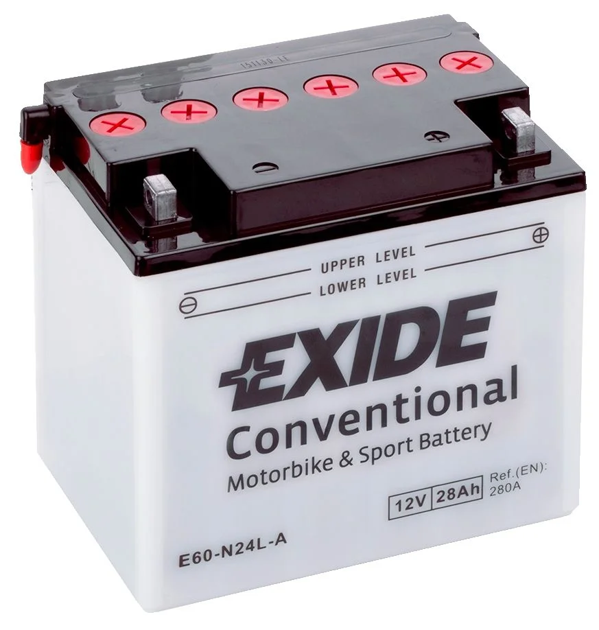 Акумулятор 28Ah-12v Exide (E60-N24L-A) (184х124х169) R, EN280