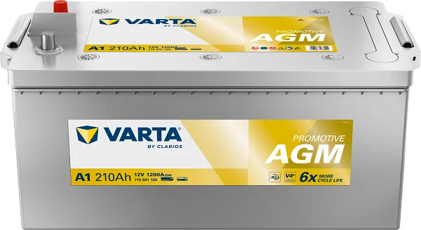 Акумулятор 210Ah-12v VARTA ProMotive AGM (A1) (518x276x242),полярність зворотна(3),EN1200