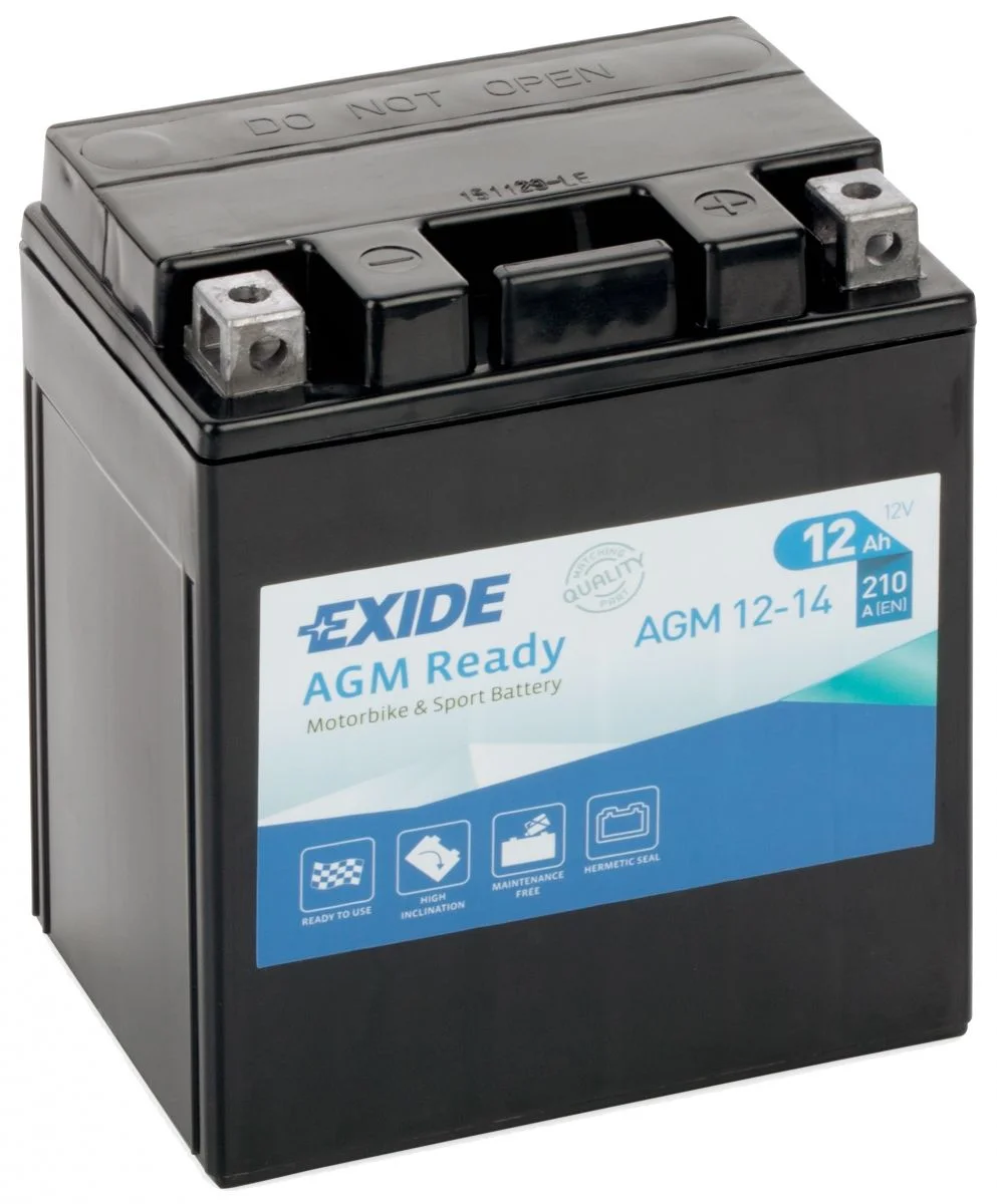 Акумулятор 12Ah-12v Exide AGM (135х90х165),R,EN210