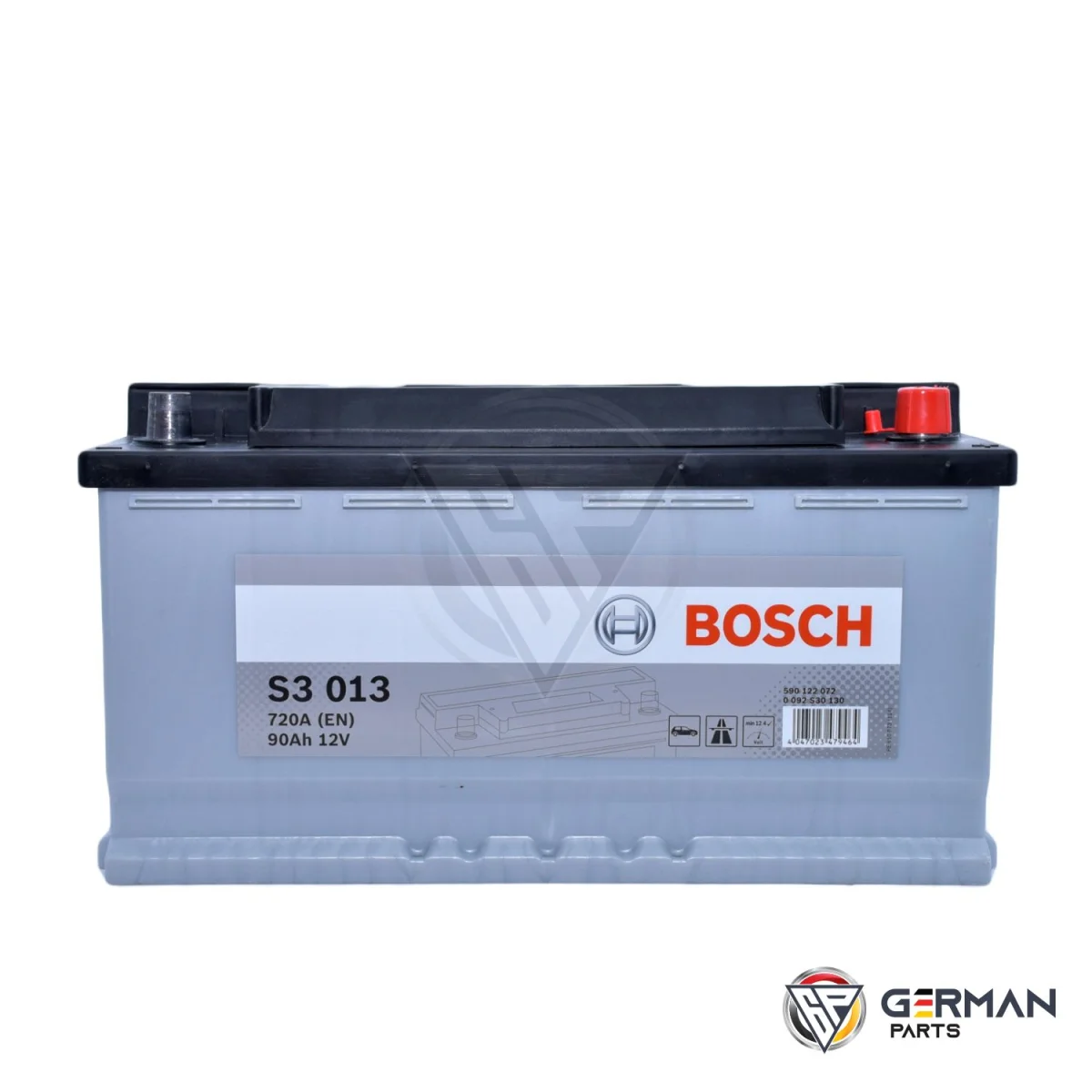 Акумулятор 90Ah-12v BOSCH (S3013) (353x175x190),R,EN720