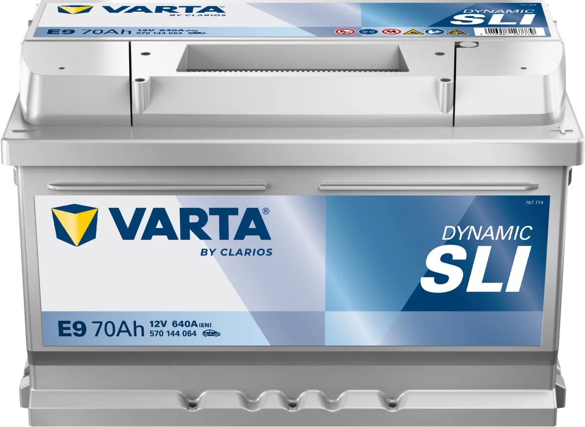 Акумулятор 70Ah-12v VARTA Dynamic SLI (E9) (278x175x175),R,EN640