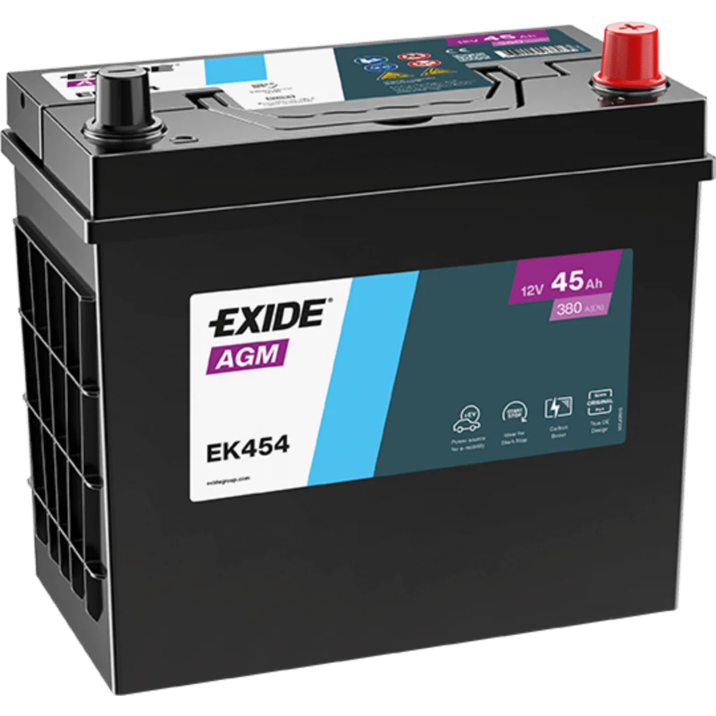 Акумулятор 45Ah-12v Exide AGM (237х127х227),R,EN380 Азія