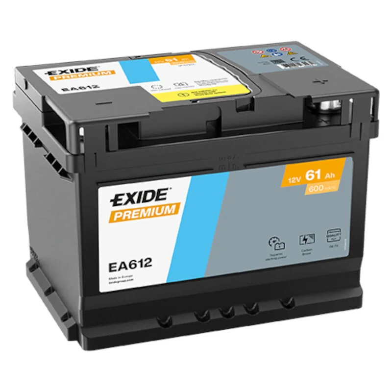 Акумулятор 61Ah-12v Exide PREMIUM (242х175х175), R, EN600