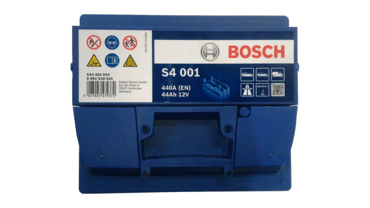 Акумулятор 44Ah-12v BOSCH (S4001) (207x175x175),R,EN440