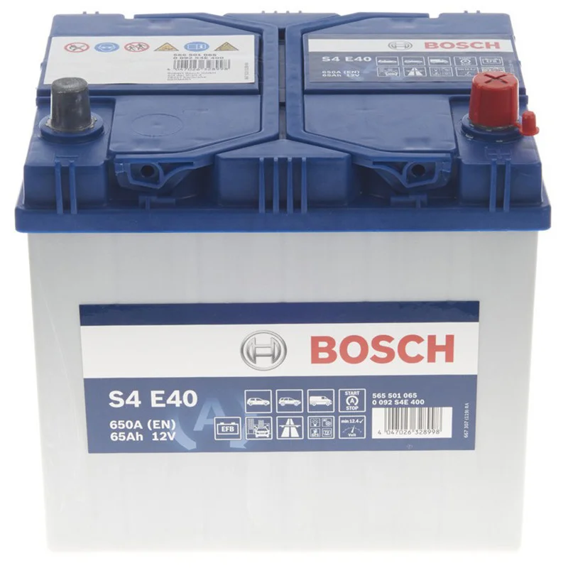 Акумулятор 65Ah-12v BOSCH EFB (S4E40) (231x173x219),R,EN650 Азія