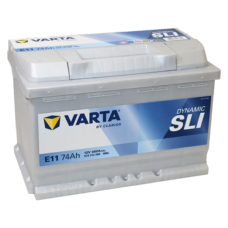 Акумулятор 74Ah-12v VARTA Dynamic SLI (E11) (278x175x190),R,EN680