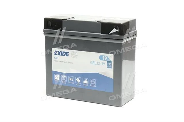 Акумулятор 19 (20h) Ah-12v Exide GEL (185х80х170), R, EN170 гелевий