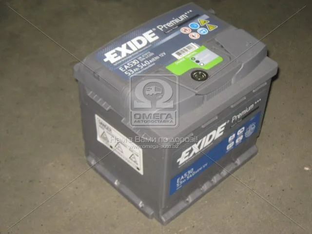 Акумулятор 53Ah-12v Exide PREMIUM (207х175х190), R, EN540