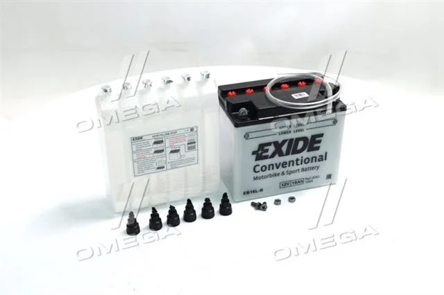 Акумулятор 19Ah-12v Exide (EB16L-B) (175х100х155) R, EN190