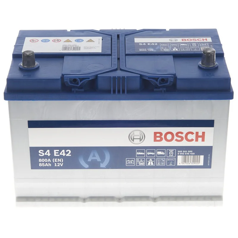 Акумулятор 85Ah-12v BOSCH EFB (S4E42) (304x173x219),R,EN800 Азія