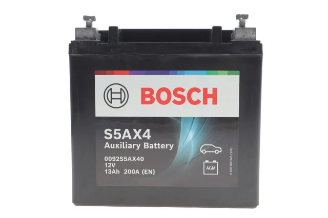 Акумулятор 13Ah-12v BOSCH AGM AUXILIARY (S5AX4) (150x87x145),L,EN200