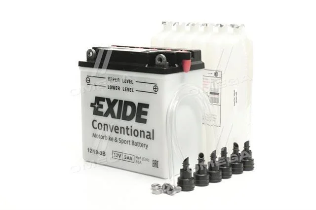 Акумулятор 9Ah-12v Exide (12N9-3B) (135х75х139) R, EN85