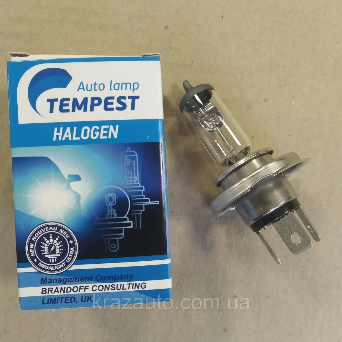 Лампа головного світла H4 P43t 24V 100/90W <Tempest>