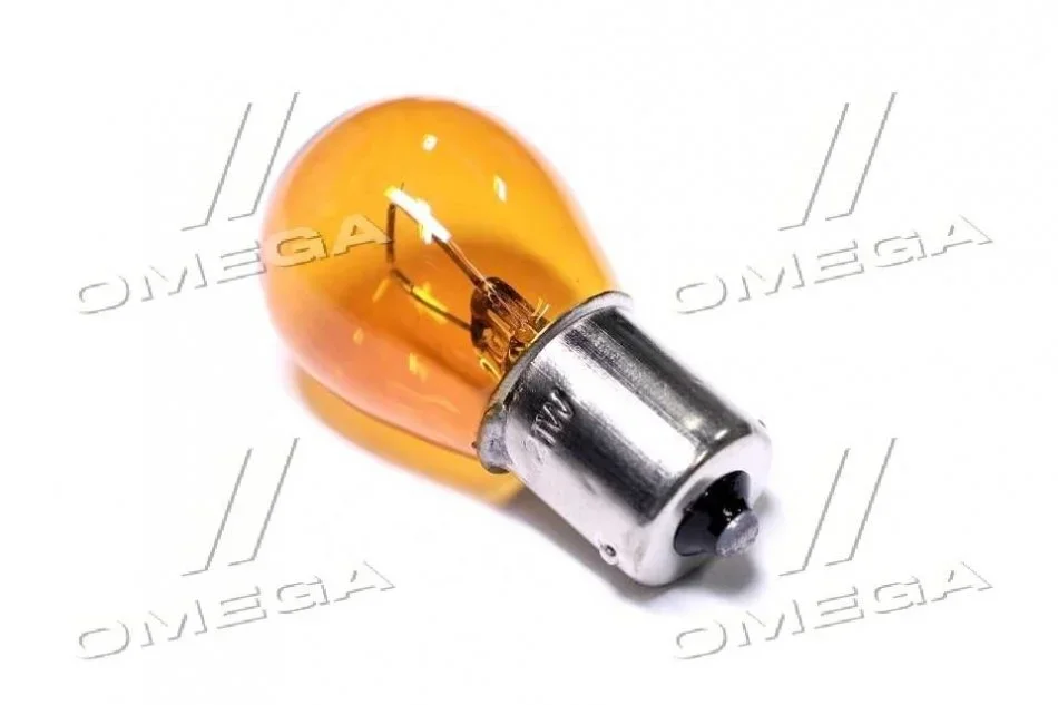 Лампа покажчиків поворотів і стоп-сигналів оранж. BA15s Amber 12V P21W <Tempest>