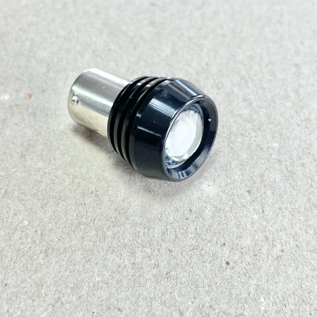 Лампа LED задній хід (лінза) 1SMD BA15s 12V WHITE <TEMPEST>