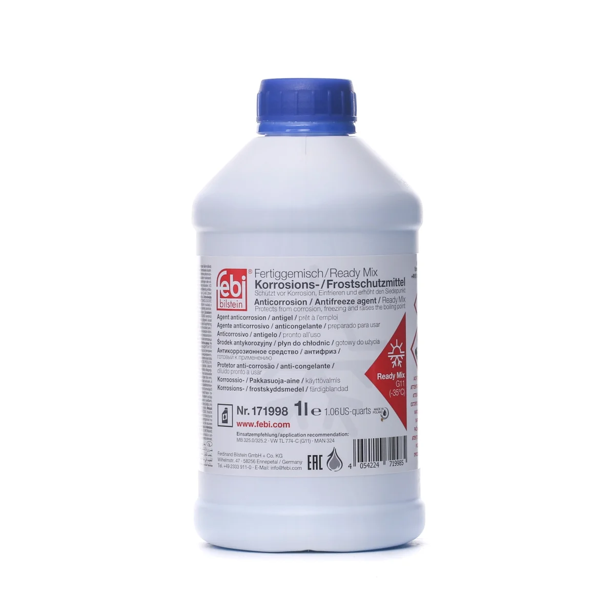 Антифриз синий Ready Mix -35°C G11, 1 л
