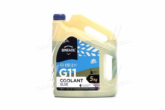 Антифриз BREXOL BLUE G11 Antifreeze (синій) 5kg