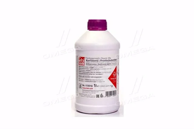 Антифриз FEBI фіолетовий Ready Mix -35C G12++ (Каністра 1л)