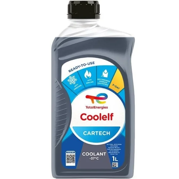 Антифриз Total COOLELF CARTECH -37°C (Каністра 1л)