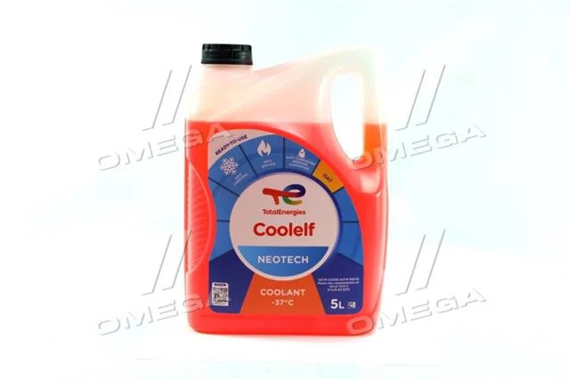 Антифриз Total COOLELF NEOTECH -37°C (Каністра 5л)