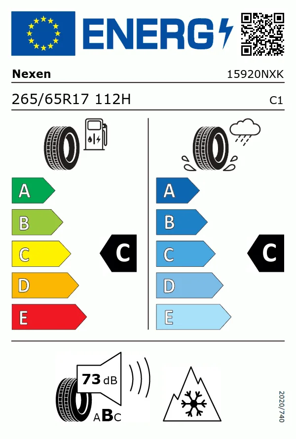 Шина 265/65R17 112H WinGuard Sport 2 SUV (Nexen)