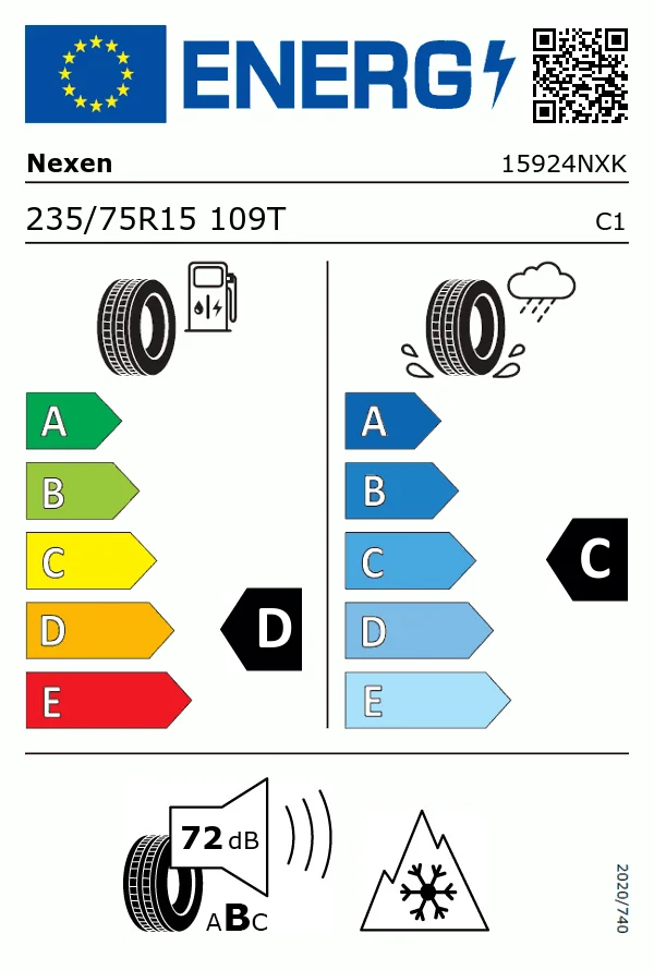 Шина 235/75R15 109T WINGUARD Sport 2 SUV XL (Nexen)