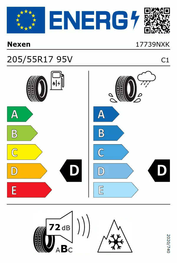 Шина 205/55R17 95V XL WinGuard SPORT 2 WU7 (Nexen)