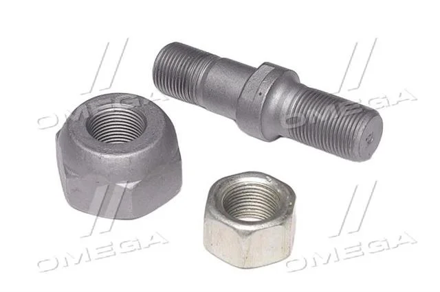 Шпилька колісна КАМАЗ 4310 (М20х1,5х87) ТЕФЛОН у зборі з гайками (DETALKA)