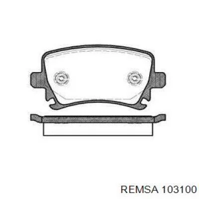 Колодка тормоз. диск. задн. для AUDI A4, SEAT, SKODA, VW