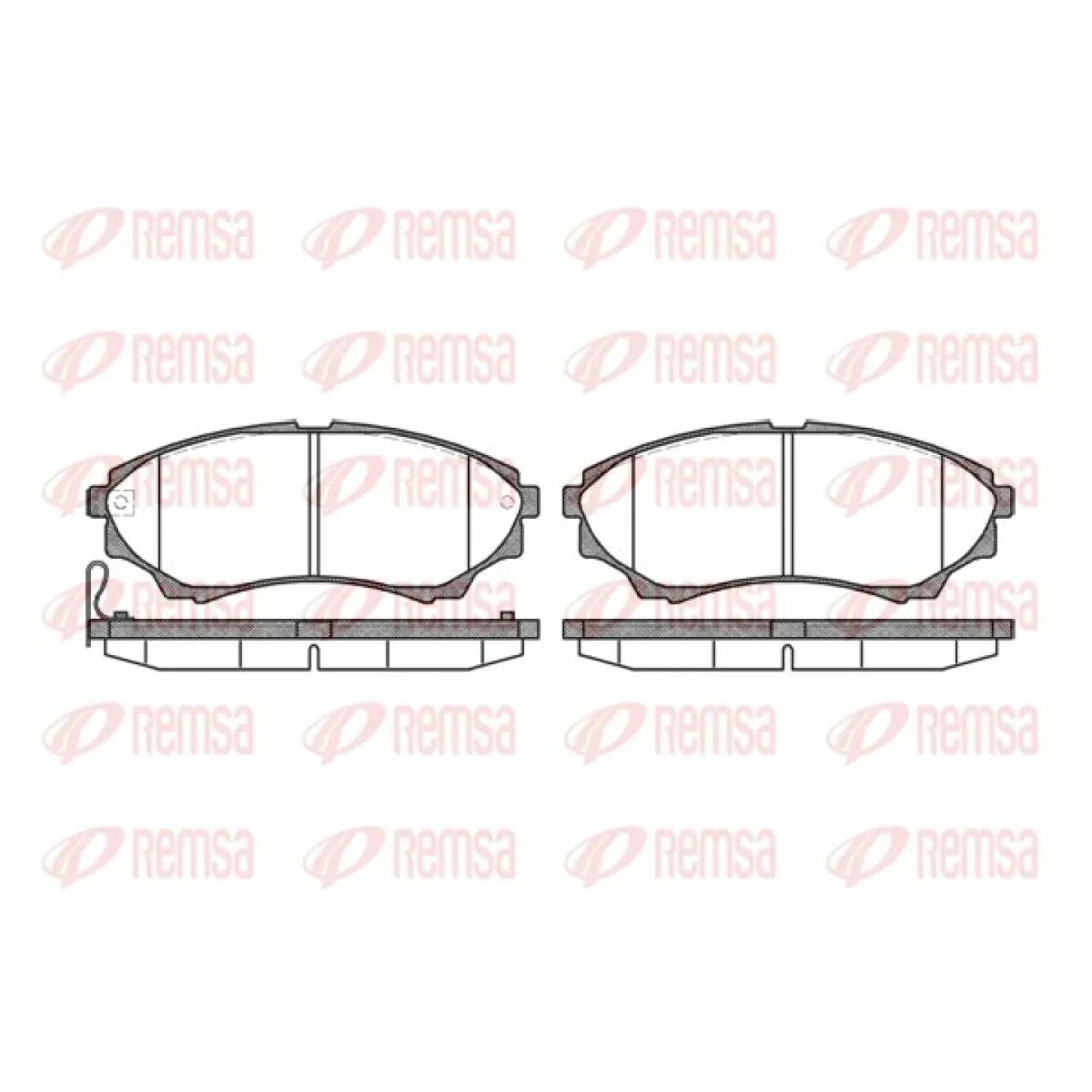 Колодка гальм. диск. FORD RANGER 3.0TDCI 05-; MAZDA BT-50 2.5 MRZ-CD 06 - передн.