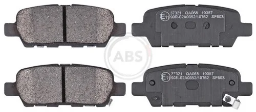 Колодка гальм. диск. NISSAN/RENAULT QASHQAI/X-TRAIL/KOLEOS задн.