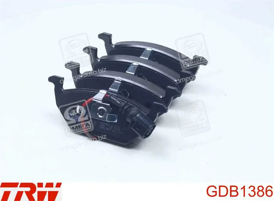 Колодка гальм. диск. AUDI A3, SEAT, SKODA, VW передн.