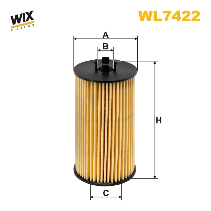 Фільтр оливний двигуна OPEL WL7422/OE648/6