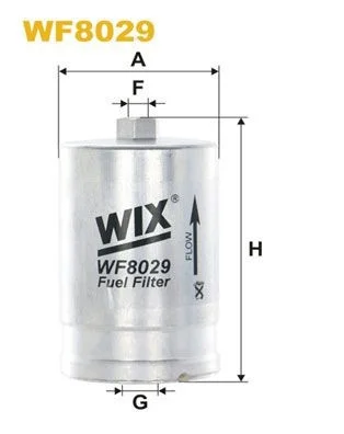 Фільтр паливний PEUGEOT, VOLVO WF8029/PP827